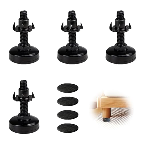 【送料無料】TVETE 家具用固定脚 家具脚レベラー テーブル 脚 アジャスター 【4個入り】フェルトガスケ..