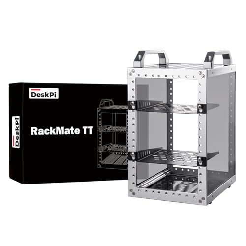【送料無料】GeeekPi DeskPi RackMate TT ミニサーバーキャビネット（ミニPC、ネットワーク、サーバー..