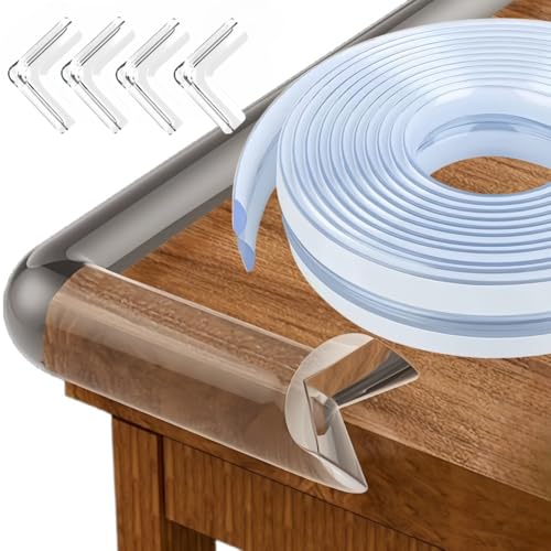 【送料無料】JYF.QUANYI コーナーガード 2025最新貼り付け済みのテープコーナークッション 2M+4個L型ガ..