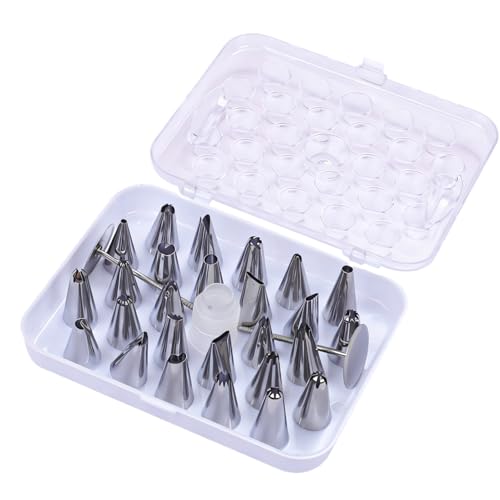 【送料無料】BLOOPIC 絞り口金 セット デコレーションノズル ステンレス製 モンブラン絞り器 フラワー リフター 製菓用品 クリーム装飾 口金