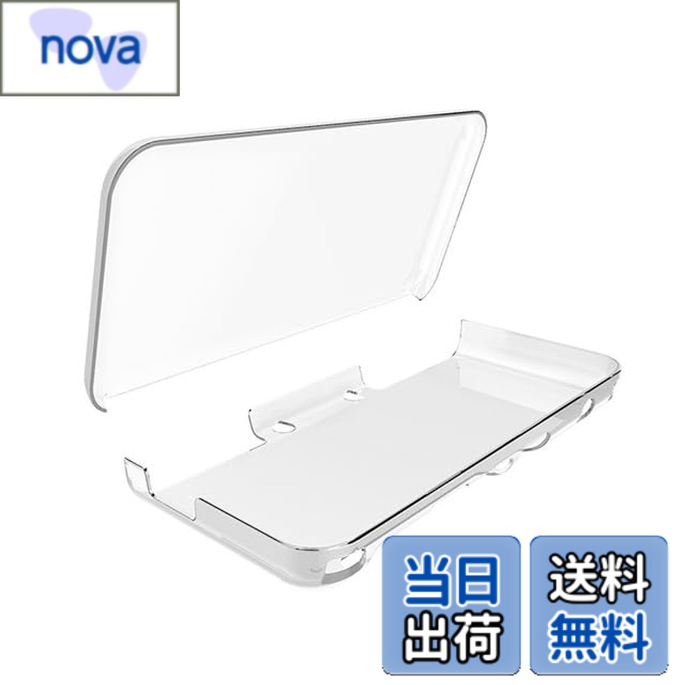 【送料無料】NEW 2DS LL用 保護ケース, クリスタルクリア PC素材, 軽量薄型, 衝撃吸収 Nintendo 2DSLL 互換 全面保護