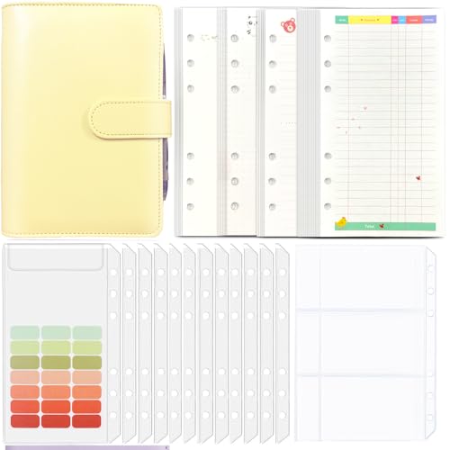 【送料無料】SYOUGO お金管理ポーチ お金わけるファイル 12枚袋分け付き 2枚カード収納ファイル PU A6 ..