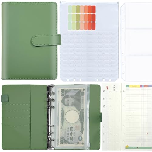 【送料無料】SYOUGO お金管理ポーチ お金わけるファイル 12枚ファスナ現金封筒 3枚カード収納ファイル ..