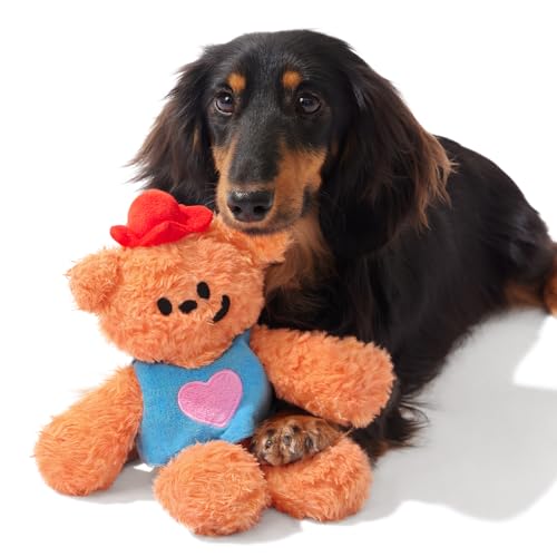 【送料無料】VETRESKA 犬用ぬいぐるみスクイーカー音付きトイ、犬向けスクイーカー音入りハグベアトイ..