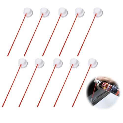 【送料無料】JetWave スプレー ロング スプレー缶用ロング 10本セット 12cm延長ノズル付きスプレー プラスチック製エアロゾル 交換用噴射ノズル 細かい作業や狭所の噴射に最適 一般的なスプレー缶に対応
