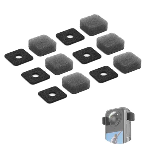 【送料無料】DFsucces 風防マイクカバー X4用 Insta360 6個いり 風切り音を低減 X4/X3 アクセサリー 交換用 取り外し可能 ォーム風防マ...