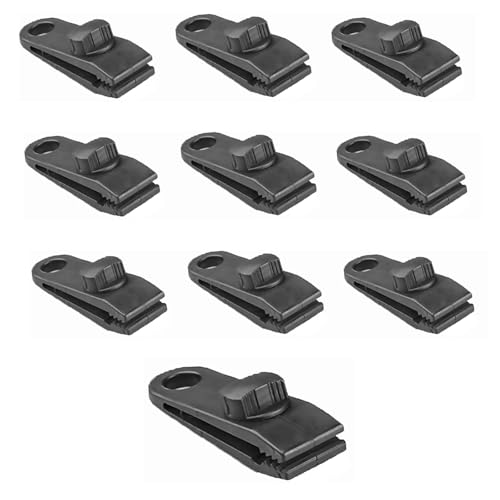 【送料無料】LeTradeJP テントクリップ 10個入 タープクリップ アウトドア キャンプ クリップ テントク..