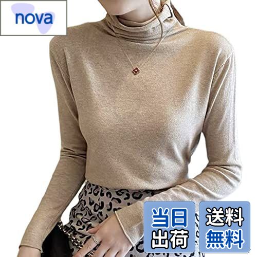 【送料無料】[Loradouphi] インナーシャツ レディース 長袖 汗取り タートルネック スリム向け 薄手 アンダーシャツ 抗菌防臭 吸汗速乾 防寒肌着 保温インナー 裏起毛 210921