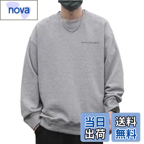 【送料無料】[OKJCON] トレーナー メンズ 長袖 秋 ゆったり おしゃれ カジュアル プルオーバー 大きい..