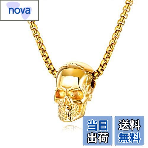 【送料無料】[Rockyu] ネックレス メンズ ブランド ロック レトロ アンティーク ステンレス シルバー ..