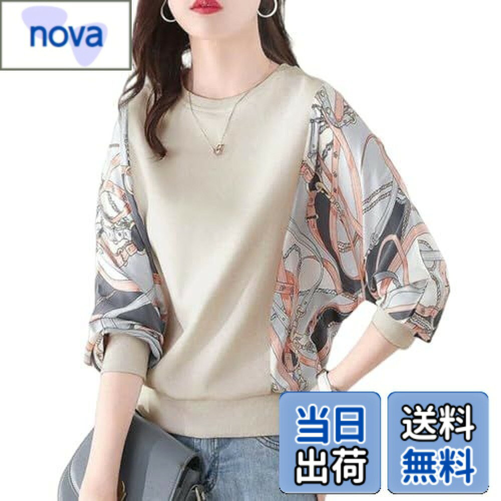 【送料無料】[Guooryvner] グオーリーブナー 長袖 Tシャツ レディース クルーネック トレーナー ロング 薄手 スウェット プルオーバー 大きいサイズ シンプル オーバーサイズ おしゃれ 体型カバー カジュアル 可愛い 無地 韓国 通勤 春 秋 冬