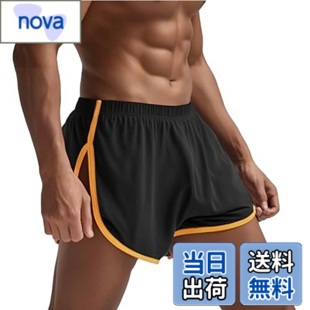 【送料無料】[ZONBAILON] パンツ メンズ 下着 トランクス 速乾 通気 ボクサー メッシュ スリット ゆったり ショート 部屋着 メンズ 夏