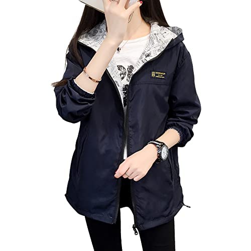 【送料無料】CLAZOLIY ウインドブレーカー レディース リバーシブルデザインパーカー カジュアル uvカット 撥水加工 アウトドア アクティブ ウェア 防...