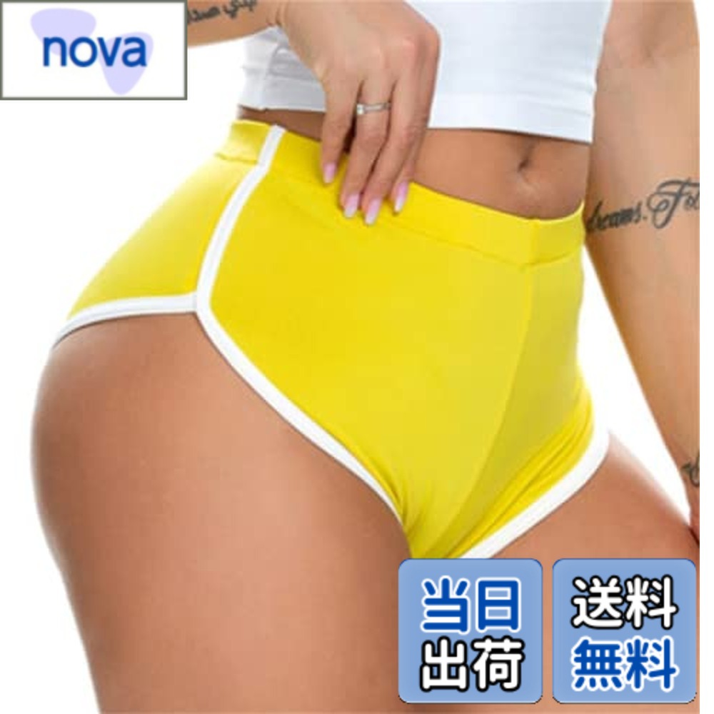 商品情報商品の説明主な仕様 【素材】ポリエステル、その他 ※ 薄いポリエステル系のサラッとした速乾性の生地で、光沢なし、伸縮性・ストレッチ性あり マイクロミニのセクシーなショートパンツ・ホットパンツ。 綿（コットン）ではなくポリエステル系の生地でサラッとした薄い速乾性の生地で、光沢はなく、伸縮性・ストレッチ性あり。 サイドにスリットが入っており、太もものヘム（縁）やサイドにラインが入っていてスポーティなデザイン。 ポケットはないため、ポケットの厚みもなくスタイリッシュに着ることが可能。 ウエストはゴム。 普段着だけでなく、ハロウィンやクリスマスなどのイベントや、クラブなどでの服にもおすすめ。 開放的な短パンなので、部屋着や室内着、ルームウェア、寝間着やパジャマ代わりとしても使用可能。 スポーティなデザインなので、屋外でのジョギングやランニングやウォーキングにも使用可能。 屋内のジムでのトレーニングやストレッチ用の運動着、自宅でのヨガウェアにもおすすめ。