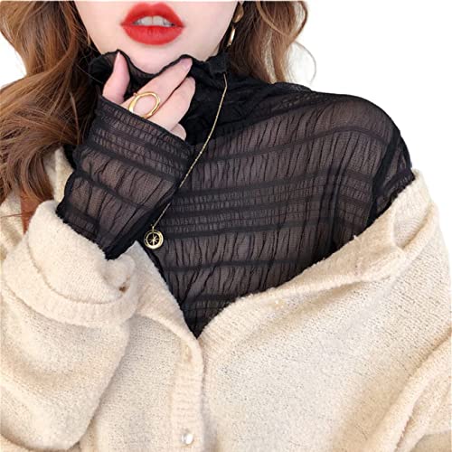 【送料無料】[newsight] シアー トップス 総レース シースルー レディース 春 秋 絶妙な透け感・肌見せ..