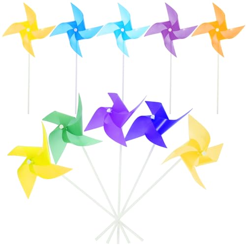 【送料無料】LIFKOME 風車 ガーデニング 100本セット かざぐるま 涼しい 庭 ガーデニング ...