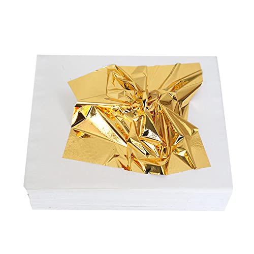 【送料無料】金箔 金箔シート 金箔ヘア 50枚 模造金箔 8.5x8cm 金箔 ヘア用 成人式...