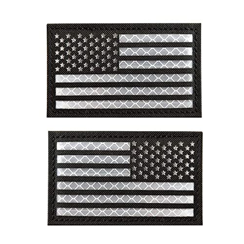 【送料無料】PLEAVIT IRパッチ ミリタリー ワッペン ベルクロ マジックテープ サバゲー アメリカ 国旗