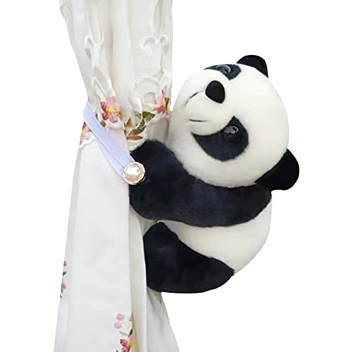 【送料無料】YUYAKESHI パンダ カーテン留め もちもち ふわふわ 可愛い 癒し系 バックル カーテンホル..