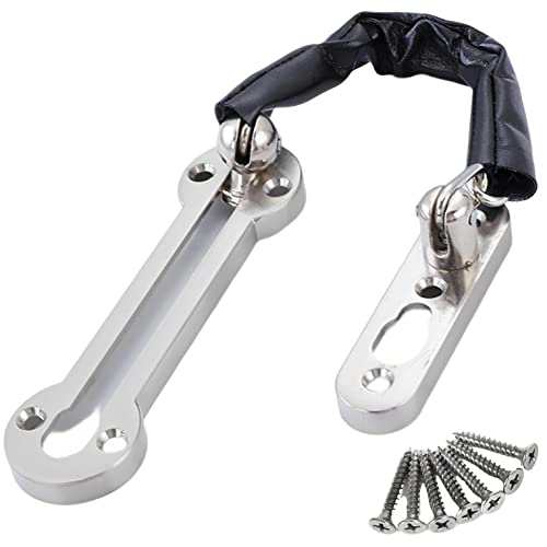 【送料無料】fogman ドアチェーン 後付け 引戸 ステンレス 玄関 鍵 アンティーク 盗難予防 防止