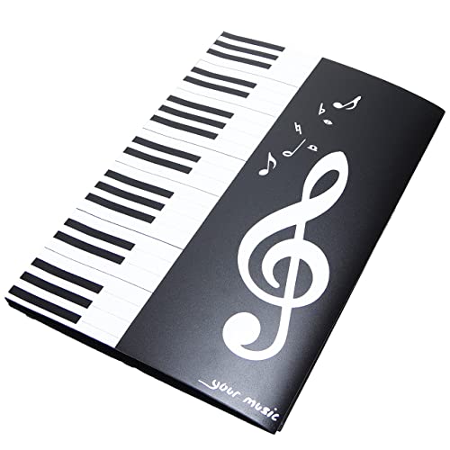 【送料無料】Goods Land 【 4面 】 楽譜 ファイル 譜面 2面 ピアノ 見開き 最大6枚 ...