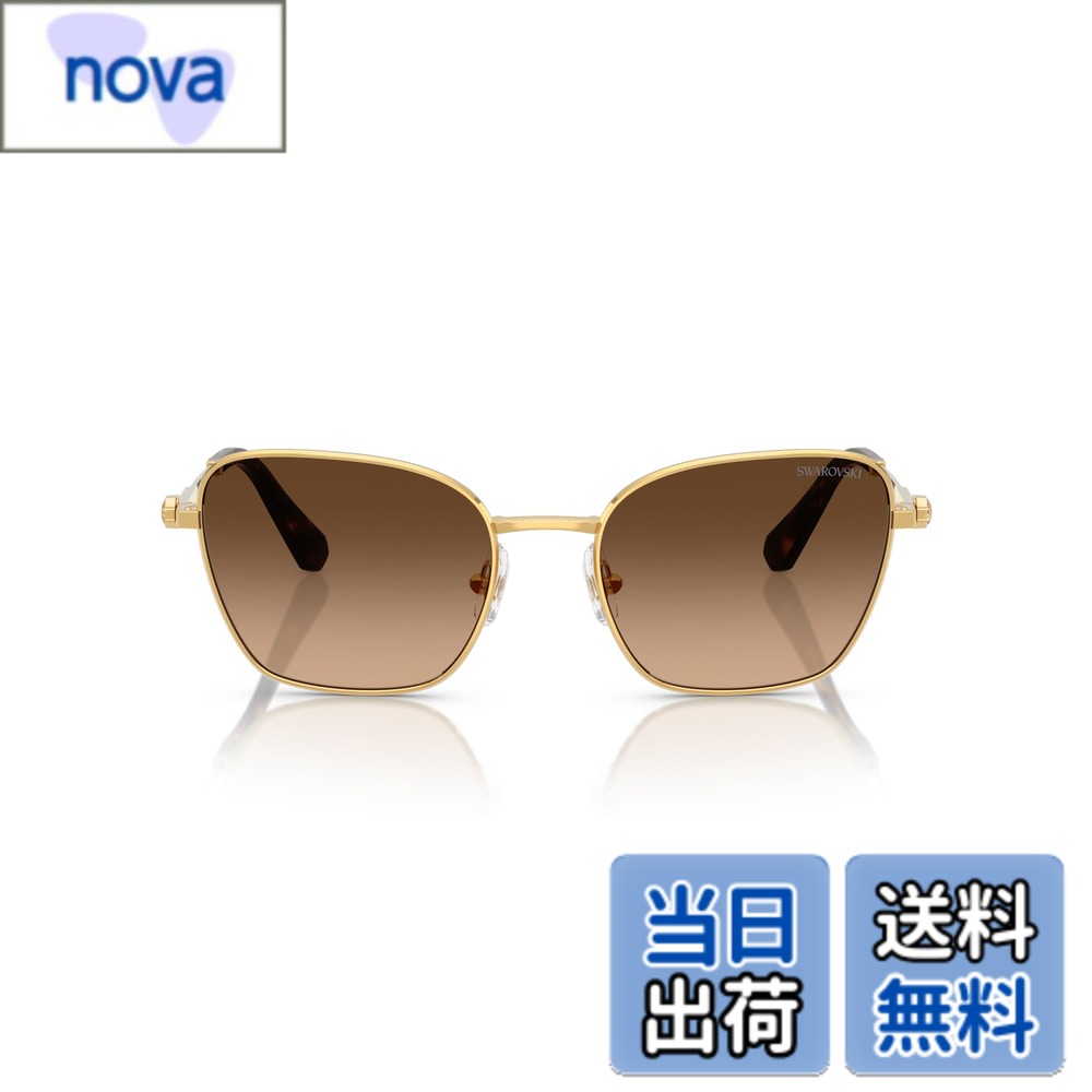 【送料無料】[Swarovski] サングラス 0SK7029 色：イエローゴールド、サイズ：58