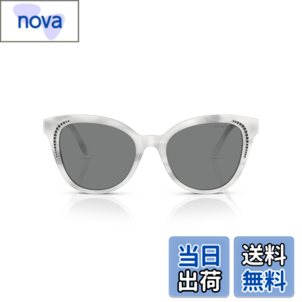 【送料無料】[Swarovski] サングラス 0SK6031F 色：STRIPED WHITE、サイズ：54