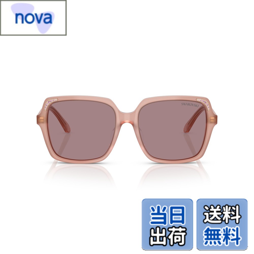 【送料無料】[Swarovski] サングラス SK6034D 色：MILKY PINK、サイズ：56
