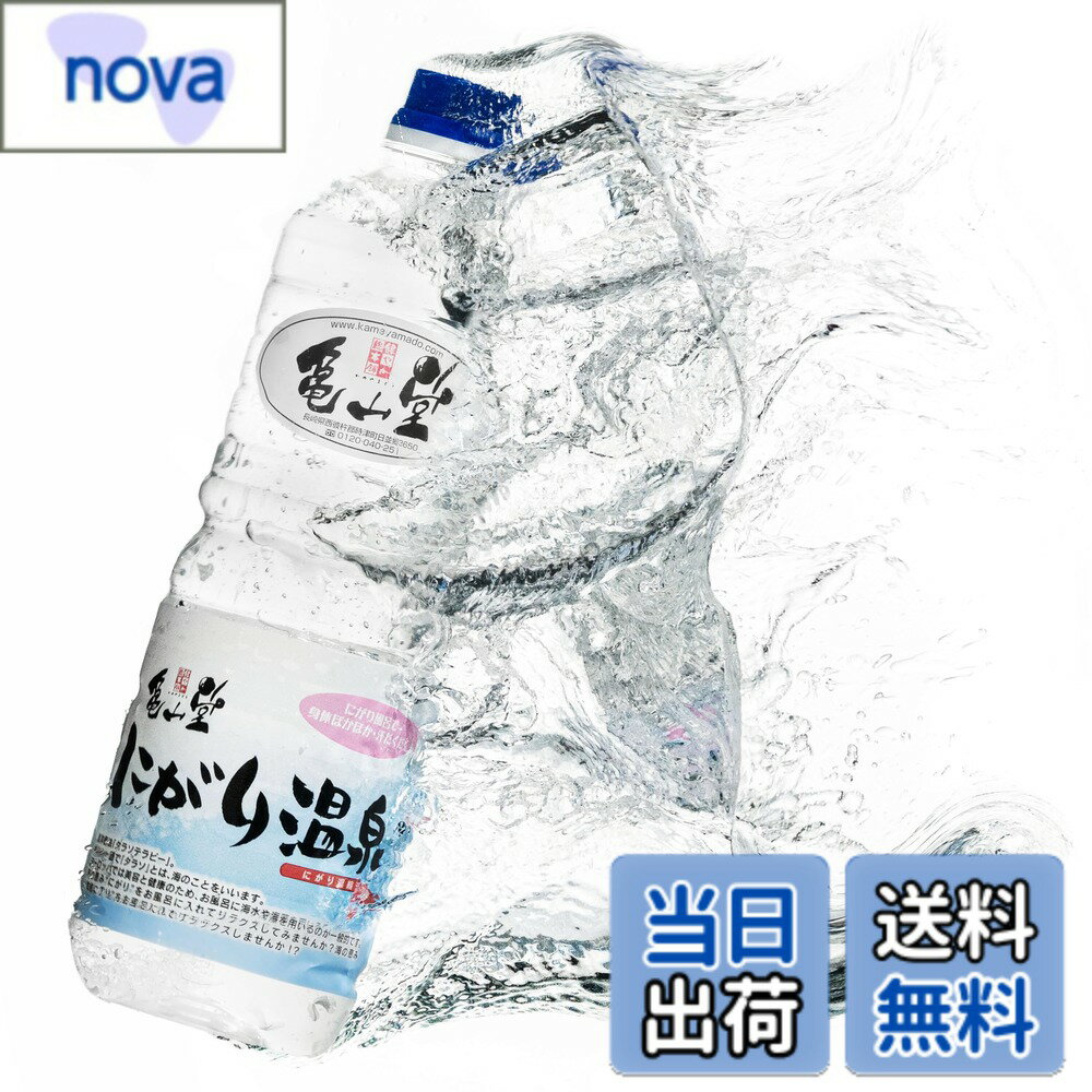 【送料無料】亀山堂 にがり温泉 にがり 入浴剤 スキンケア などに サイズ：1リットル (x 1)