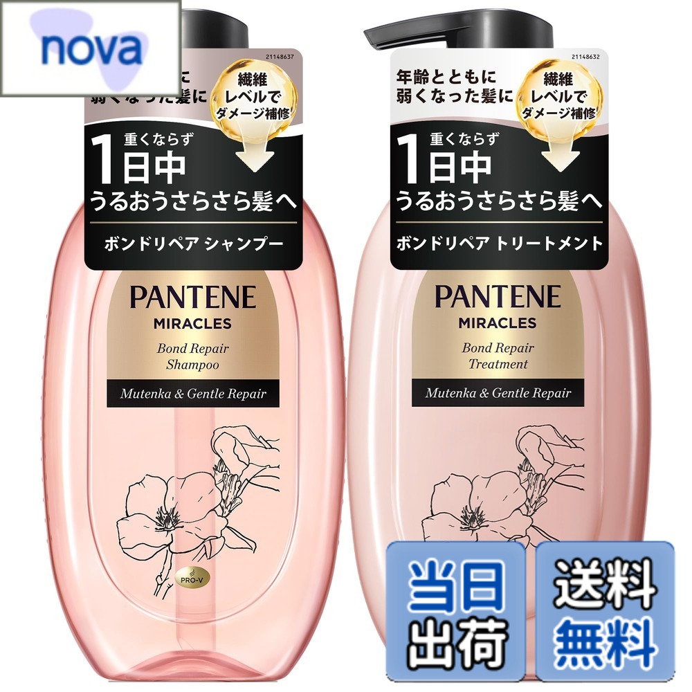 【送料無料】パンテーン ミラクルズ シルキー ポンプ 色：無添加ジェントル