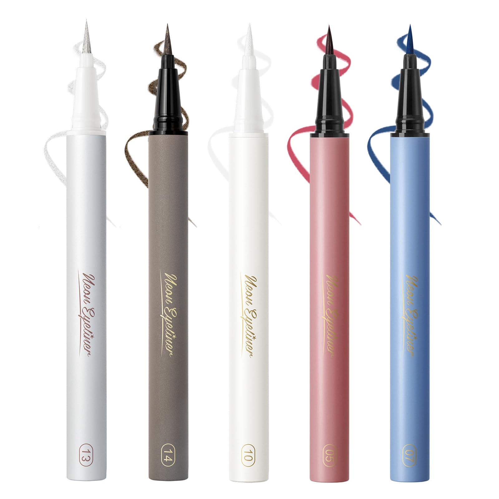 【送料無料】ukiss (ユーキス) アイライナー リキッド ウォータープルーフ 色：S13 ラメ入り シルバー、サイズ：0.55グラム (x 1)