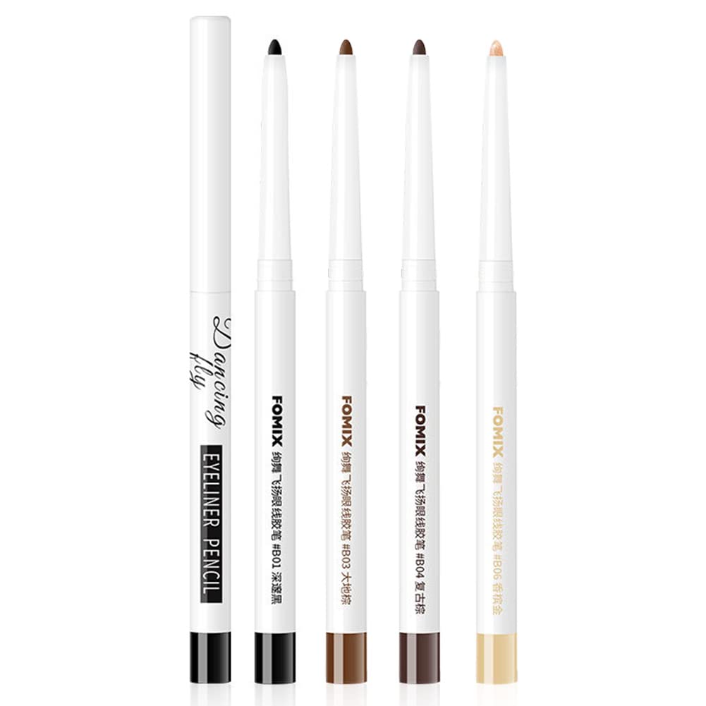 【送料無料】FOMIX アイライナー ペンシル 涙袋ライナー ウォータープルーフ 落ちない 速乾 色：B06#シャンパンゴールド、サイズ：1個