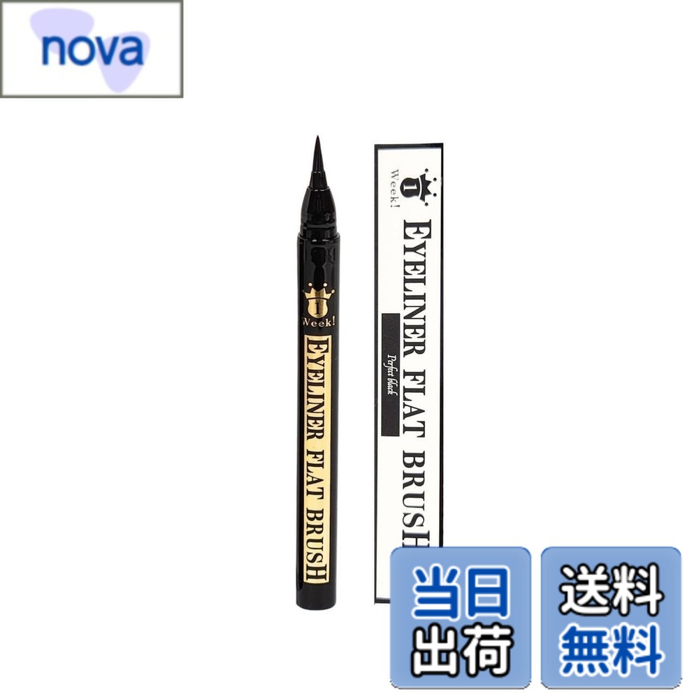 【送料無料】【1Week！】アイライナー（リキッドタイプ）／落ちないティント・筆ペンメーカーの漆黒・墨造りの技術を活かし誕生しました／汗・水・涙に強いウォータープルーフ処方・繊細なラインもしっかり引けます サイズ：1個