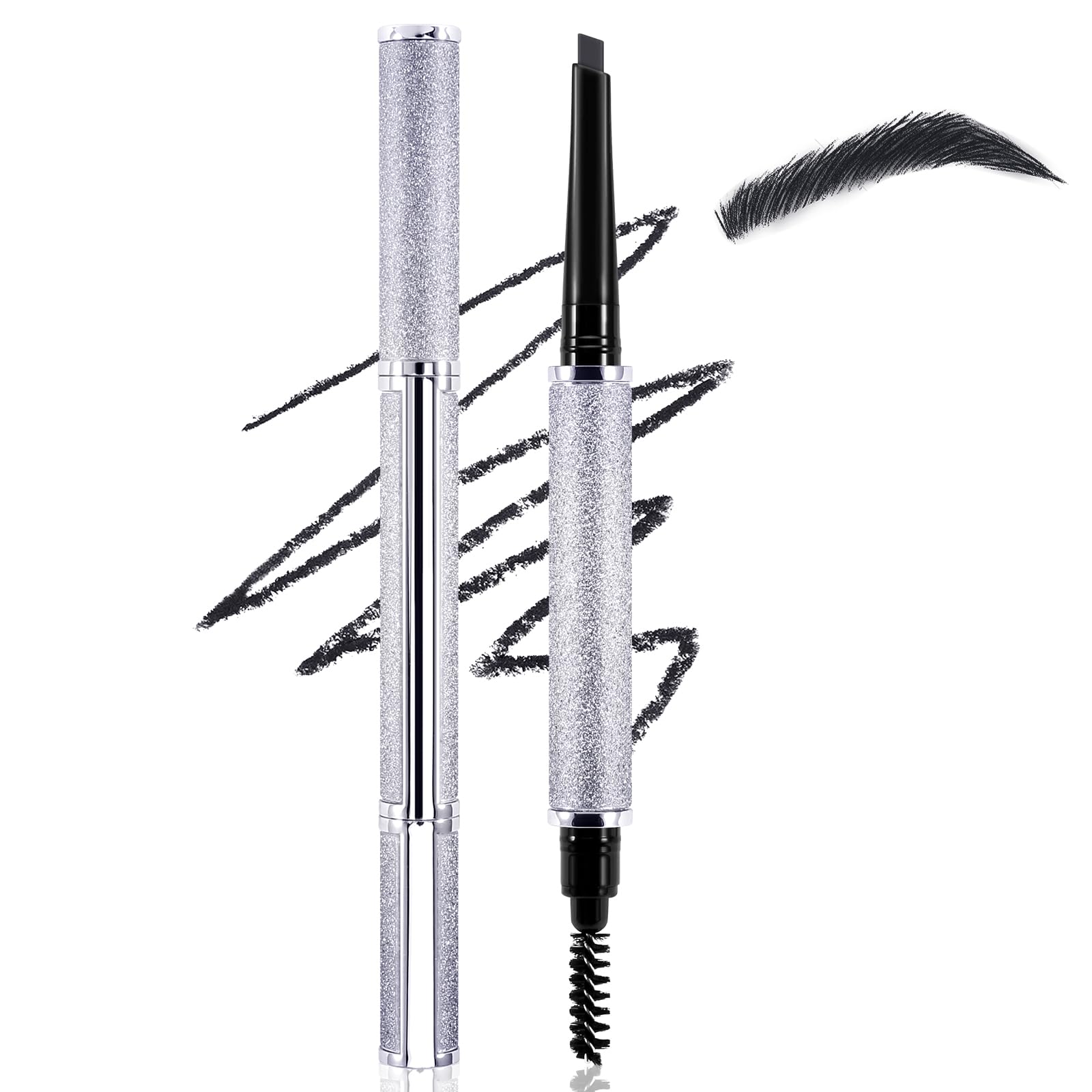 【送料無料】Boobeen アイブロウペン、ウォータープルーフアイブロウペンシル、長持ちブラックアイブロ..