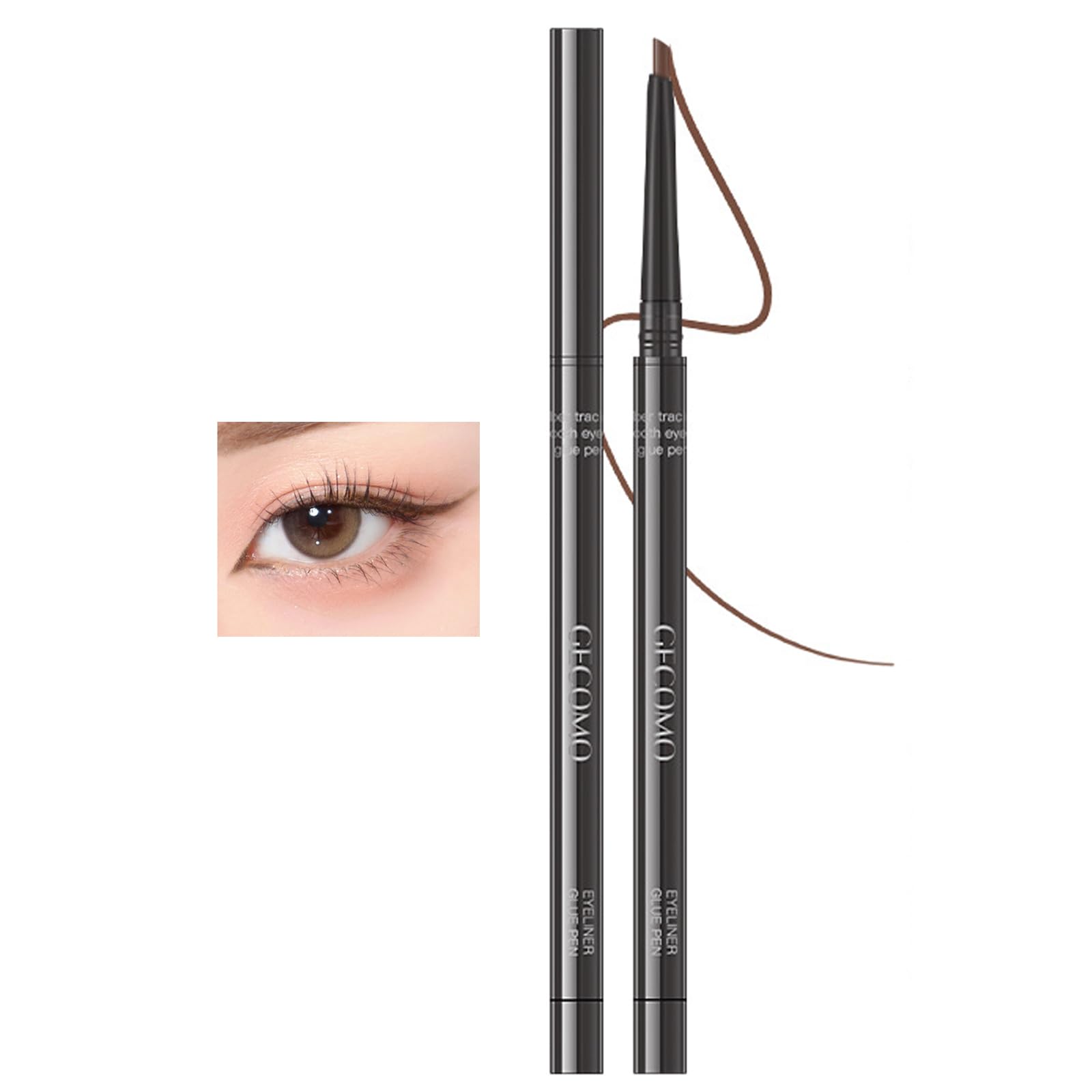 【送料無料】DayaEmmoTQ アイライナー ジェルペンシル-高発色 プロ用アイライナーメイクツール 防水・耐湿 アイライナーペンシル ノンカッキー＆ノンスミッディング 色：02