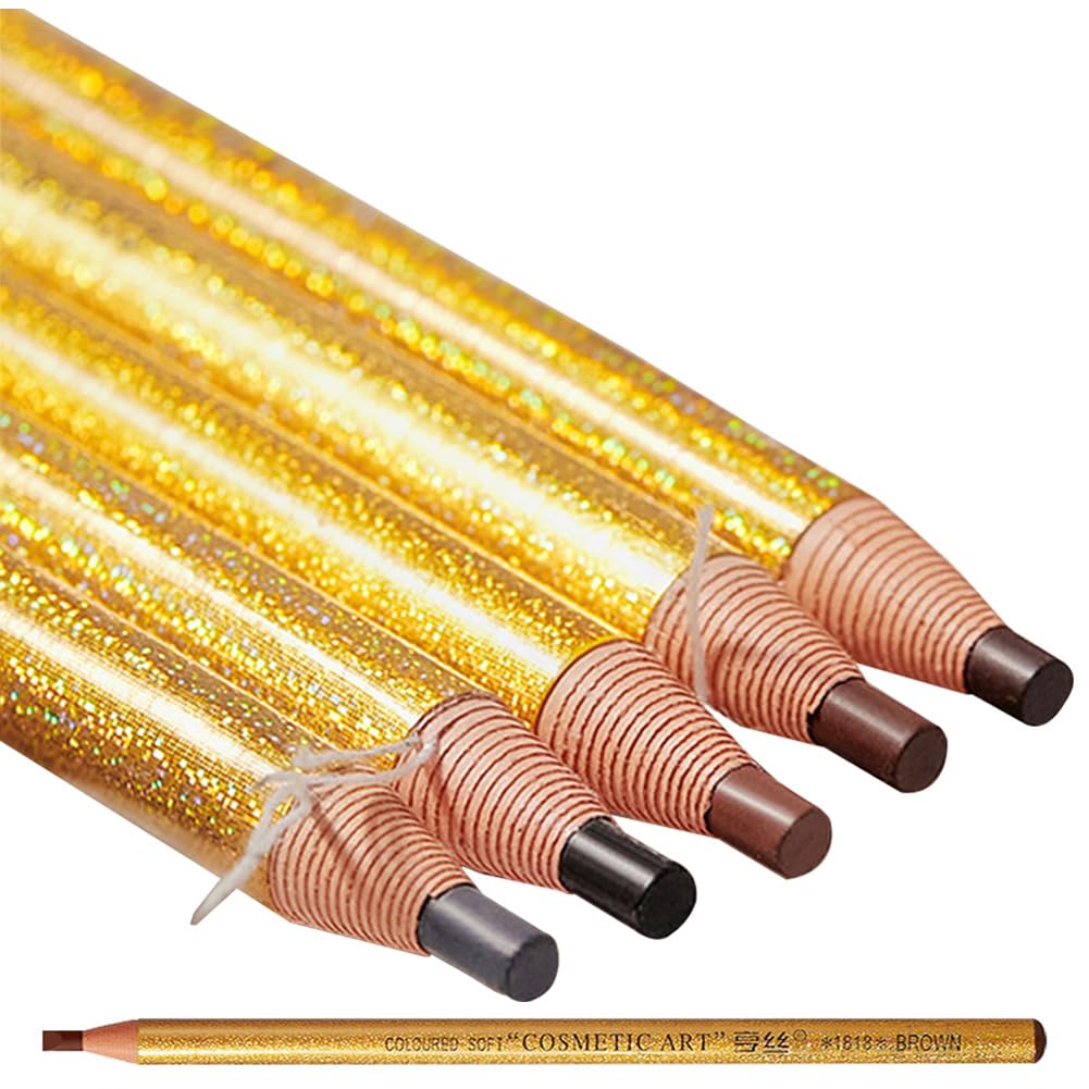 【送料無料】UNYOKE 眉ペンシル アイブロウ ペンシル 眉毛鉛筆 (巾着タイプ)防水・長持ち・汗に強い 4色展開!簡単カラーリング・初心者向け実用的アイブロ...