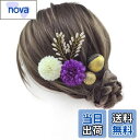 【送料無料】【JZOON 髪飾り】 24色展開 浴衣 髪飾り ヘアアクセサリー ピンポンマム ヘアメイク ドライフラワー 成人式 和装 着物 振袖 袴 浴衣 夏...