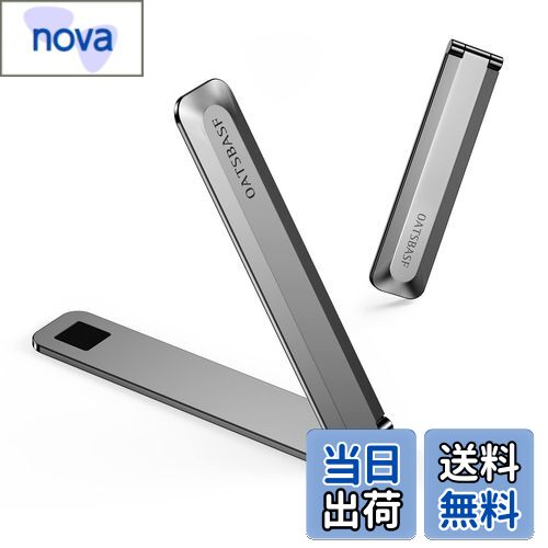 【送料無料】bifine スマホ キックスタンド スマホスタンド 貼り付け タブレット スタンド 折りたたみ 携帯 スタンド メタル スリム 縦置き 横置き対応 軽量 薄型 コンパクト 角度調節可能 iPhone/Android/ipad多機種対応 色：グレー1個