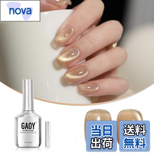 【送料無料】GAOY マグネットネイル ジェルネイル 単色 UV・LED対応 ポリッシュタイプ セルフネイル 初..