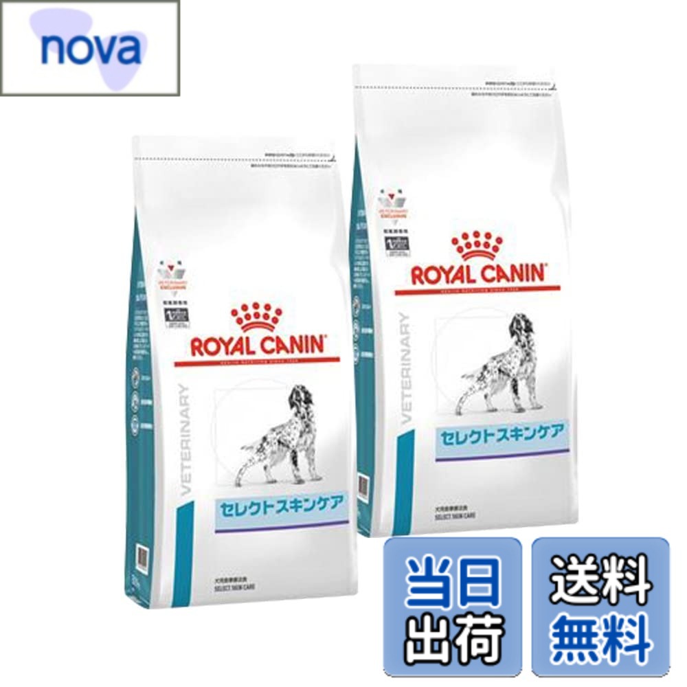 【送料無料】【2袋セット】ロイヤルカナン 食事療法食 犬用 セレクトスキンケア ドライ 1kg（旧ベッツプラン 犬用 セレクトスキンケア）