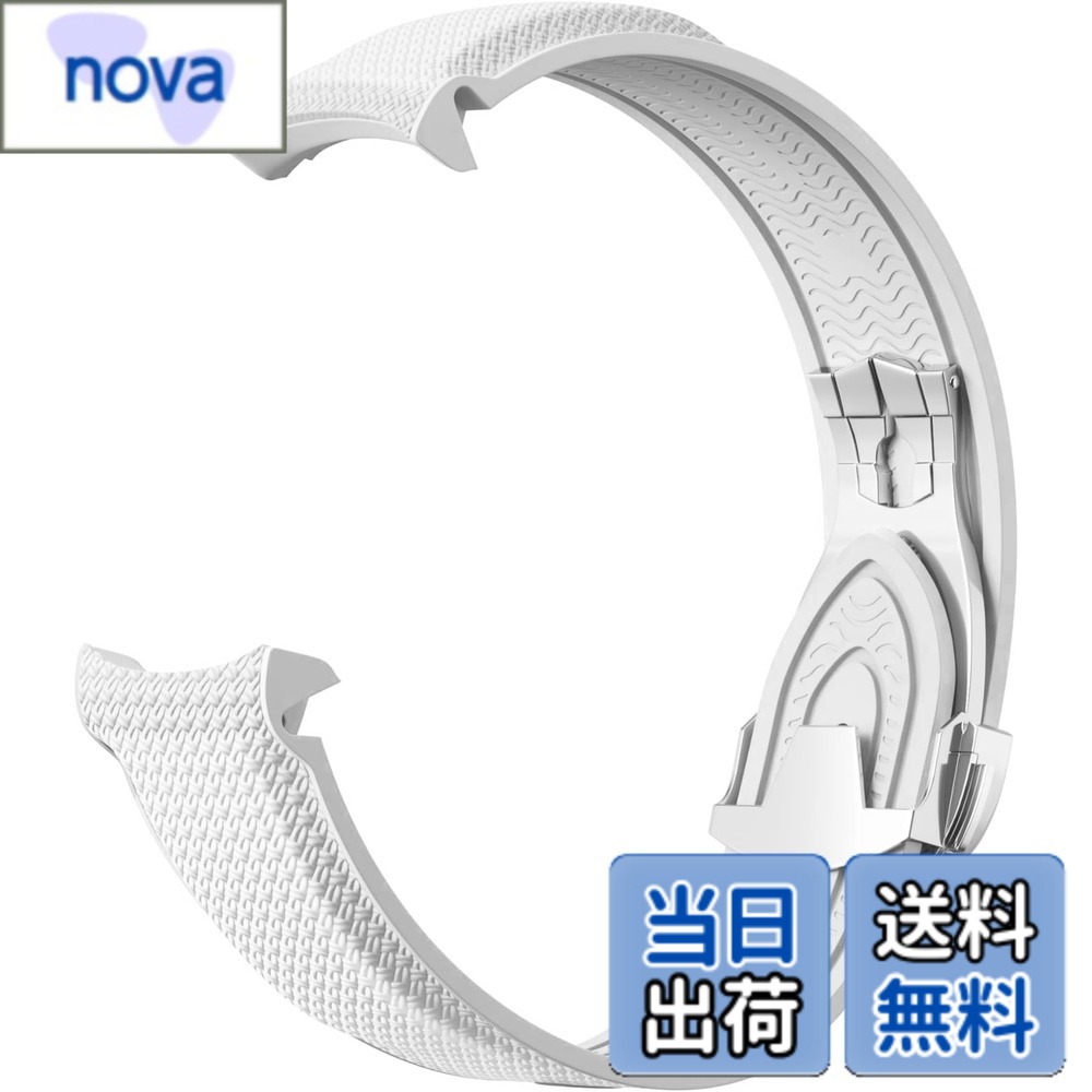  20mm 時計バンド for Omega X Swatch Speedmaster MoonSwatch オメガとスウォッチ スピードマスター ムーンスウォッチ用 シリコン時計ベルト Dバックル 色：ホワイト