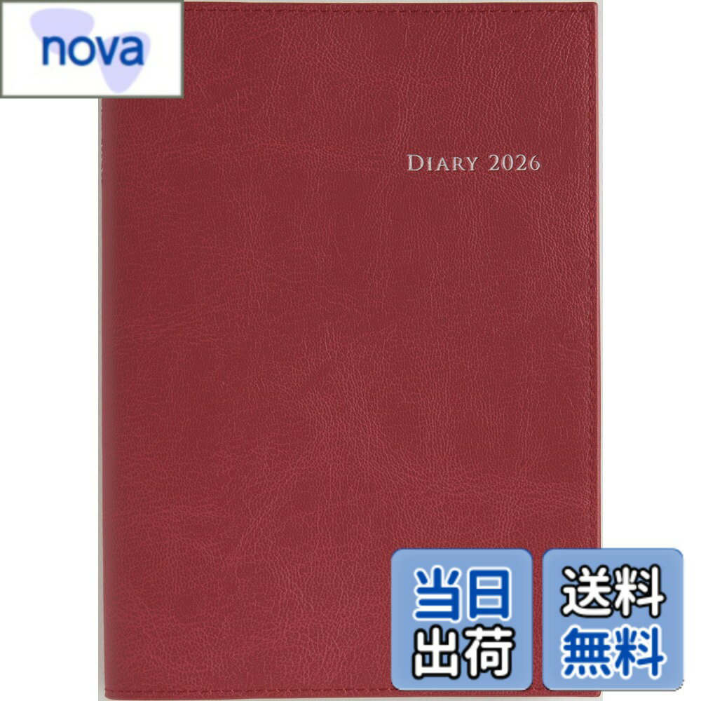 【送料無料】高橋 手帳 2026年 4月始まり A5 ウィークリー デスクダイアリー カジュアル 色：レッド(週間セパレート)、サイズ：幅15.5cmx高さ22cm