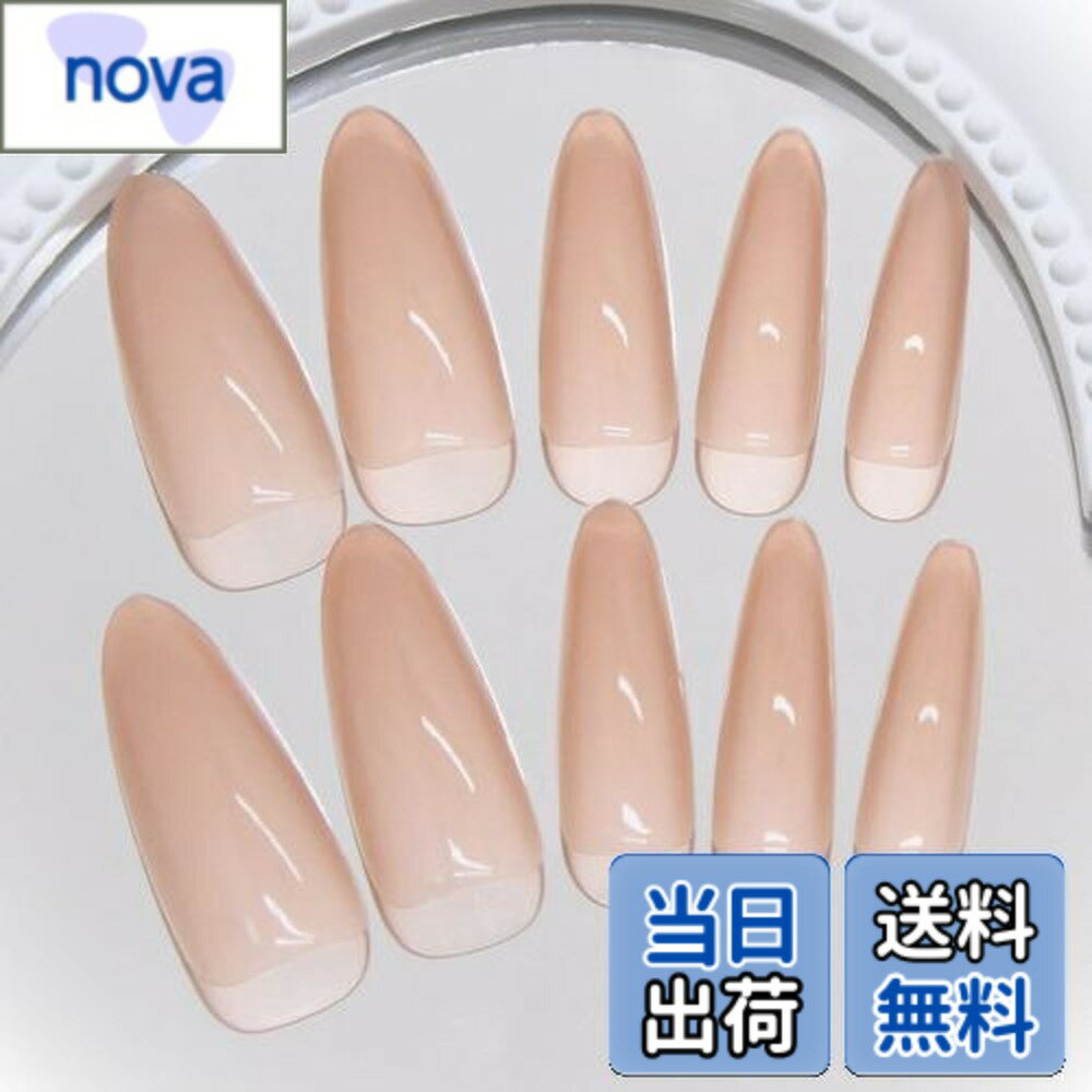 【送料無料】COLORBIRD ネイルチップ ロング バレリーナ 色：ベージュ、サイズ：ロング