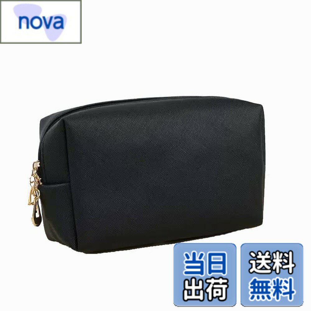 【送料無料】女性用化粧ポーチ、大容量、洗顔料、収納バッグ、人気、多機能 おしゃれな化粧ポーチ、旅行用、化粧品収納、持ち運び簡単、防水 色：黒