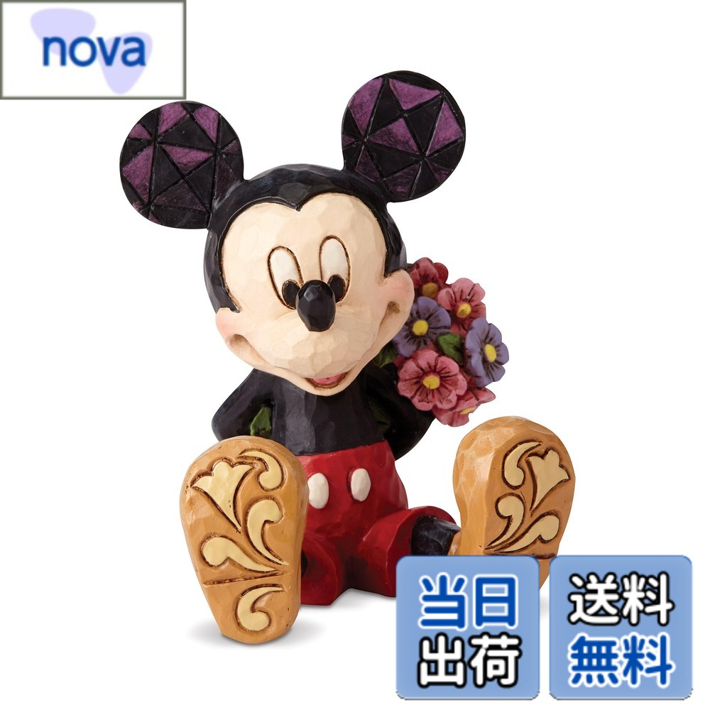 乐天商城 - 【送料無料】エネスコ ディズニートラディション ジムショア ミニミッキーマウス お座りポーズ ディズニーフィギュア 2.75インチ 色：マルチカラー、サイズ：2.750
