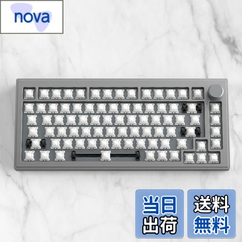 【送料無料】DrunkDeer A75 ラピッドトリガー メカニカルキーボード アルミニウムケース TKL 磁気スイ..