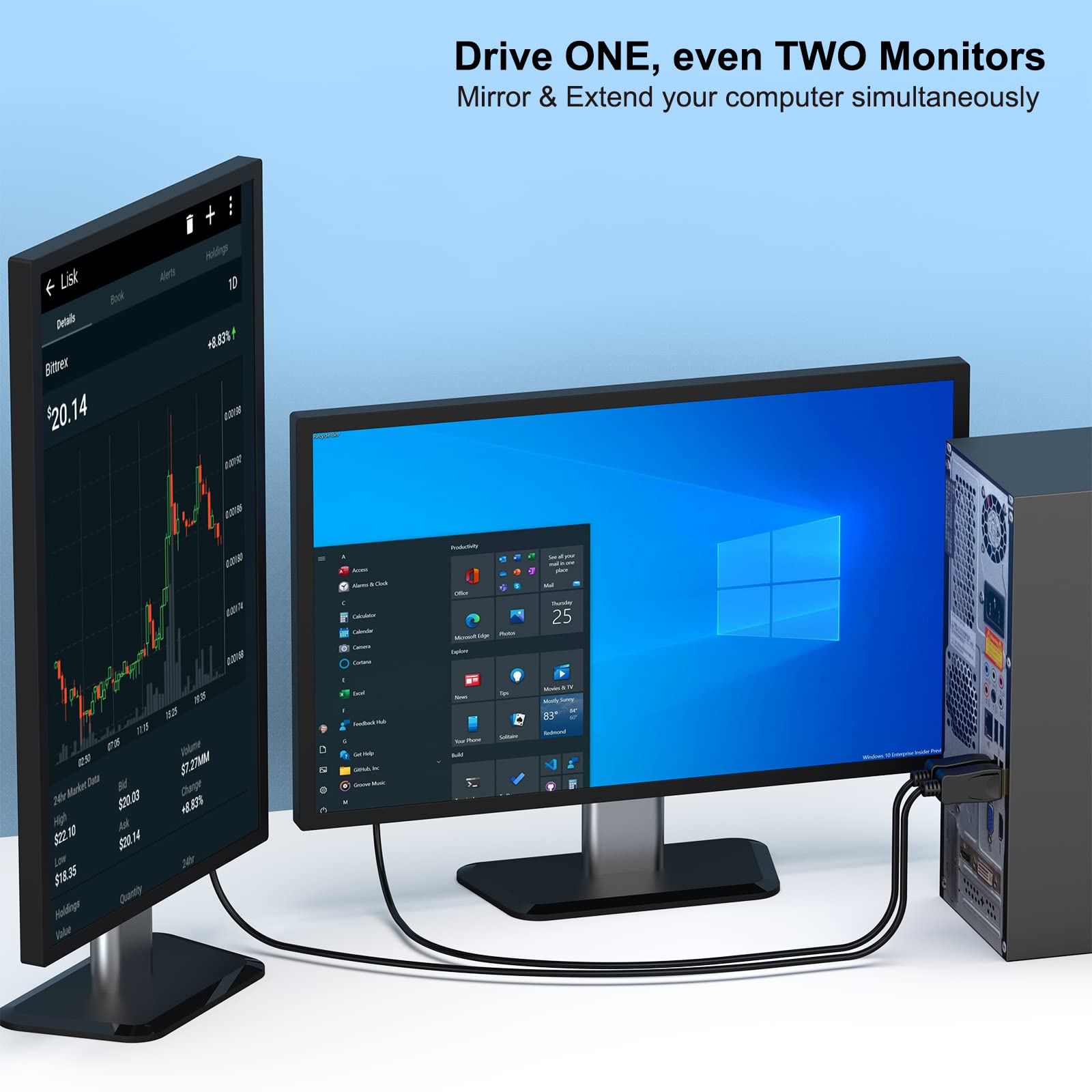 ������̵����BENFEI 3m DisplayPort - DVI �����֥� DisplayPort - DVI �����ץ��� ���� - ���� ���å������ɥ����֥� Lenovo��Dell��HP ����Ӥ���¾�Υ֥���