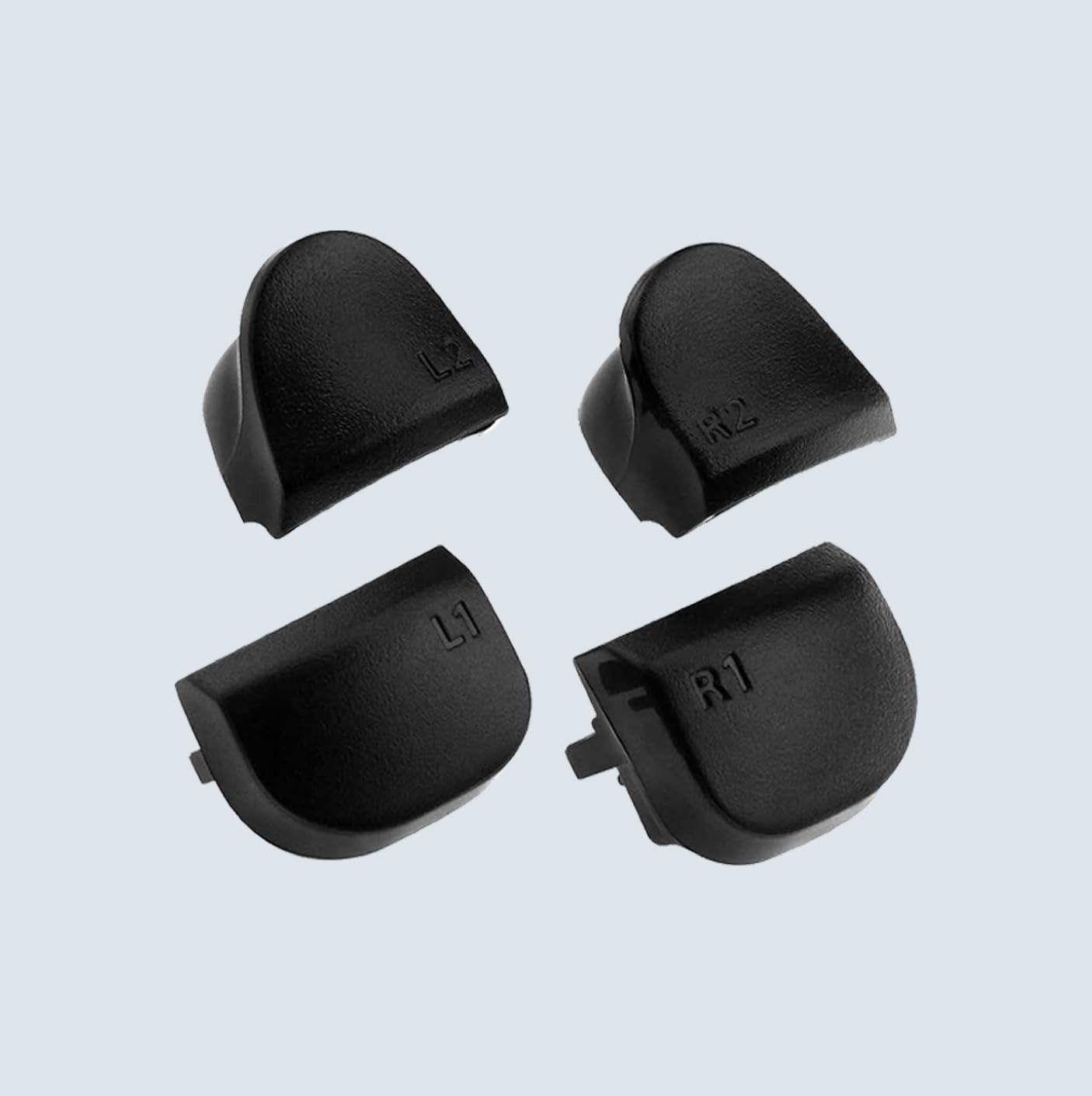 【送料無料】(18in1)PS5 コントローラー 修理 ps5 コントローラー 修理キット ps5 コントローラー ゴム 交換 導電性 L1 L2 R1 R2 トリガー ブラック スプリング付き 互換部品PS5コントローラー交換用ボタン