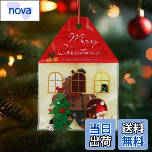 【送料無料】LEMESO クリスマス お菓子袋 50枚入 クリスマス袋 ラッピング 袋 プチギフト お菓子 チョコ キャンディー 飴 ギフト プレゼント 包装 ラッピング 小分け袋 小物入れ ラッピング袋 ギフトバッグ チャック付き袋