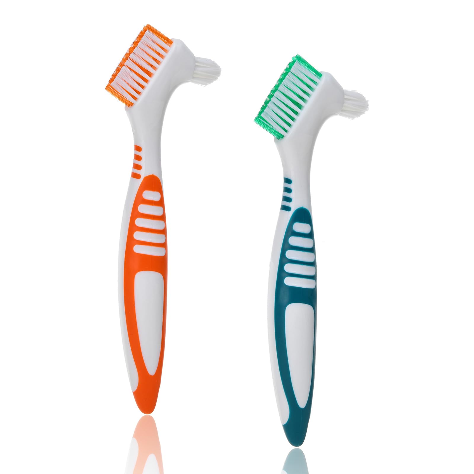 【送料無料】TOAURDA 入れ歯用歯ブラシ2本セット 義歯 歯ブラシ 義歯 クリーニングブラシ 義歯用歯ブラ..